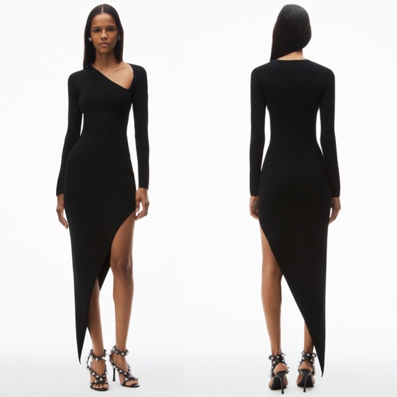 alexander wang bodycon dress Alexander Wang Bodycon Black Mini Dress - BOPF